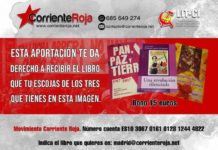 ¡Compra tu bono a cambio de un libro y ayúdanos a construir Corriente Roja!