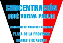 Concentración 3A Madrid | ¡Qué vuelva Pablo!