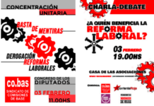 No aceptamos el maquillaje de Reforma Laboral y exigimos la derogación íntegra de las Reformas Laborales de 2010 y 2012