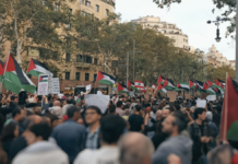 La Mesa Sindical de Catalunya en solidaridad con Palestina