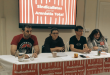 «En la lucha por una verdadera Amnistía el único bloque que está faltando es el de la clase obrera» – Rueda de prensa de Sindicalistas por la Amnistía total