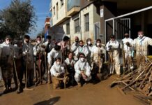 Crónica: Corriente Roja en solidaridad con el pueblo valenciano