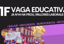 CATALUNYA | ¡EL 11 DE FEBRERO EL PERSONAL EDUCATIVO EN HUELGA!