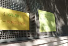 Ainara, docente: “No nos manifestamos por una subida de sueldo, sino por el bienestar y el buen funcionamiento del sistema educativo”