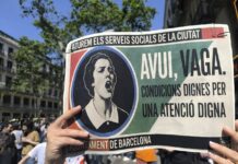 Olga, trabajadora del convenio de Acción Social en Barcelona: «Este sistema sobreexplota a las trabajadoras. No se queman, son sobreexplotadas.»