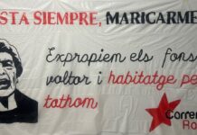 Carta de una joven para despedir a Maricarmen